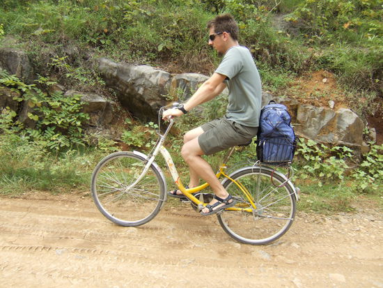 Mein Rad war vielleicht eine Spur zu klein!