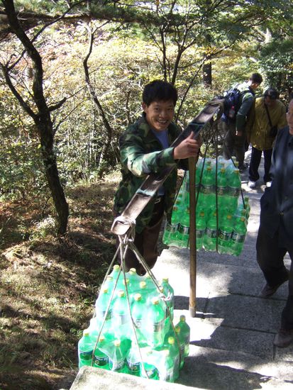 Er traegt ~110kg durch die Gegend!!!