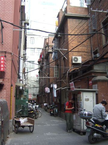 In den Gassen von Shanghai