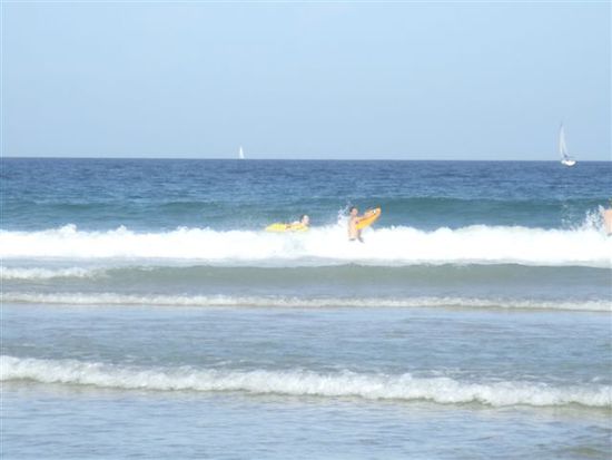 ...aber spaetestens hier stand ich nur noch lachend am Strand und musste Fotos schiessen...