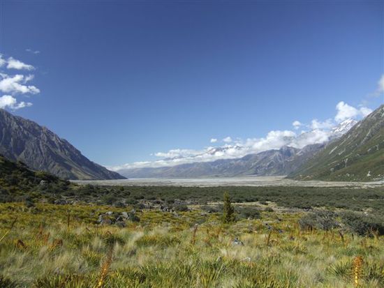 Blick aus dem Tasman-Tal....