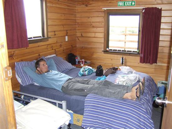 Das seit Wochen sehnsuechtig erwartete Doppelzimmer bzw. -bett!