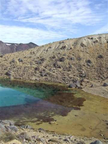 Eine der drei 'Emerald Lakes'