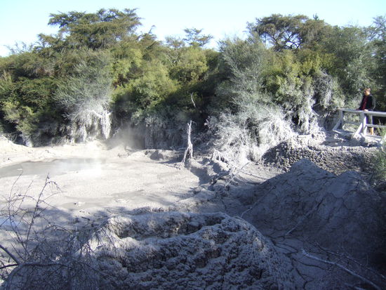 Blubbernde Schlammbecken