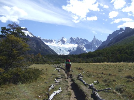 Den Cerro Torre vor Augen