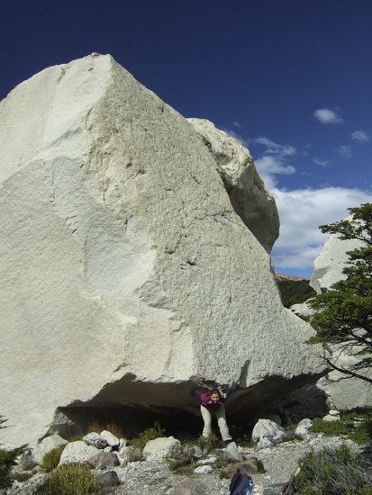 Riesiger Granitbrocken