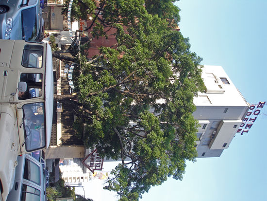 Hier das HOTEL ODEON, im Lonely Planet Reiseführer Venezuela als Billighotel angepriesen, leider nach meinen Erfahrungen ständig voll ausgebucht ...