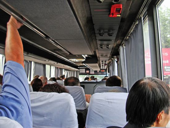 Fahrt im "Polit"-Bus nach Kiev-PASS