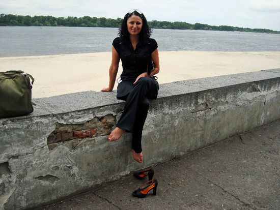 Die freundliche Krankenschwester Elena