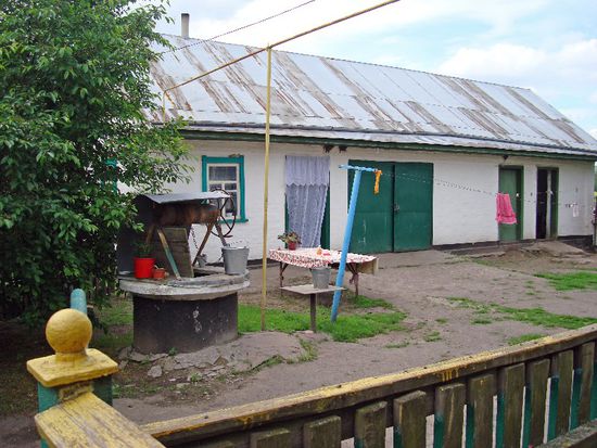 Wasserbrunnen sind auf dem Lande noch sehr verbreitet