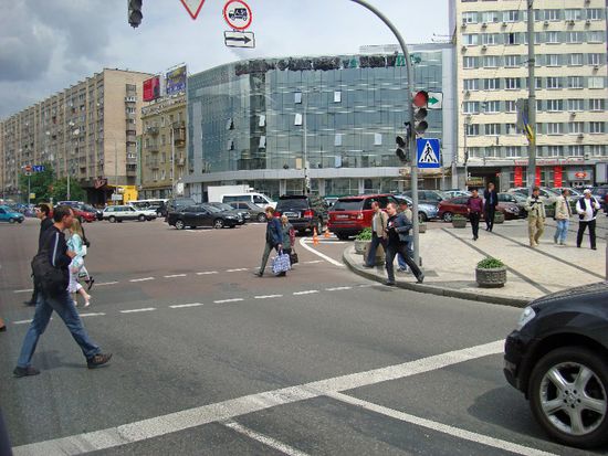 Kiev-Zentrum Richtung Zhitomir