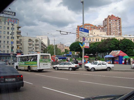 Kiev-Zentrum Zhitomirska Uliza