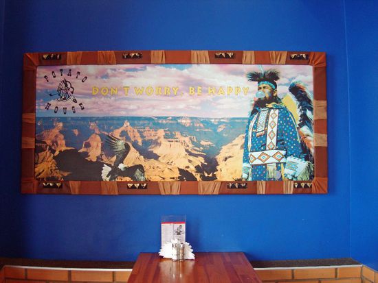 Im "Kartoffelhaus" Indianer-Romantik aus den USA