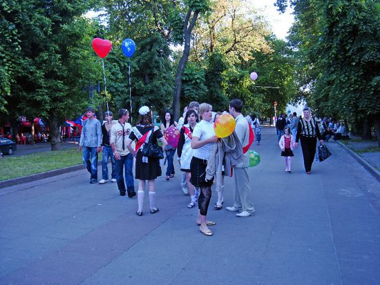 Saufen, nein danke! Wir Ukrainer feiern gepflegt und nicht lallend...