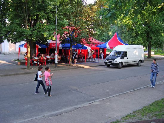 50 Grivna für Schaschlik ist uns zu teuer ...