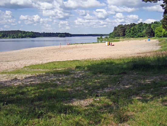 Und all zu schmal war der Strand auch nicht