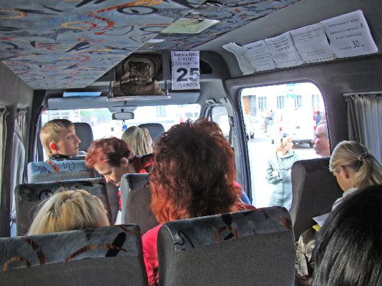 Im Expressbus von Zhitomir nach Kiev