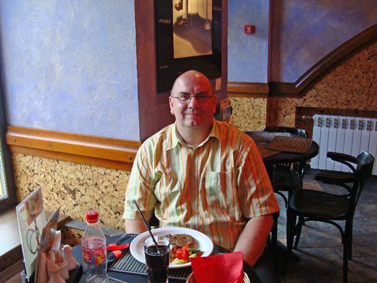 Da sitze ich nun als Tourist ...