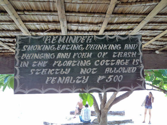 Rauchen verboten ... für Nichtraucher wie mich überhaupt kein Problem ...