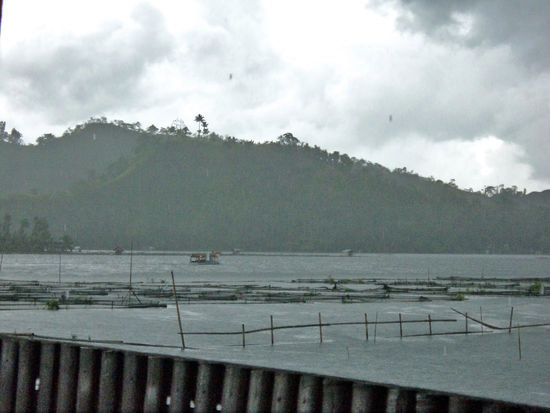 Lake Sebu im Regenguss