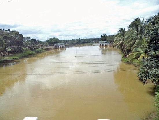 Flußlauf zur Agusan Marsh