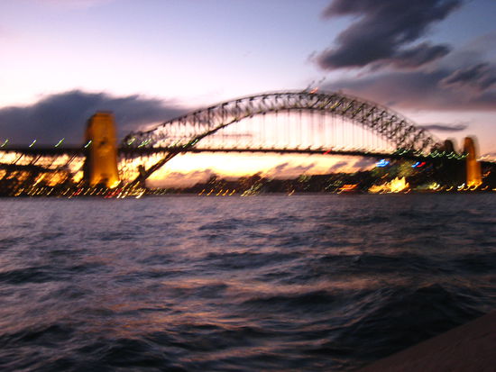 Harbour Bridge (eine etwas wakelige Aufnahme!)