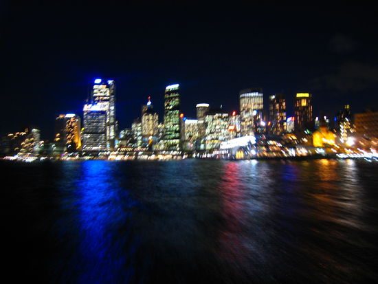 Skyline spaeter dann (von Balmain West/Darling Street aus gesehen)