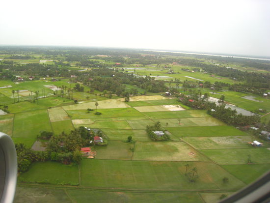 Landeanflug auf Siem Reap