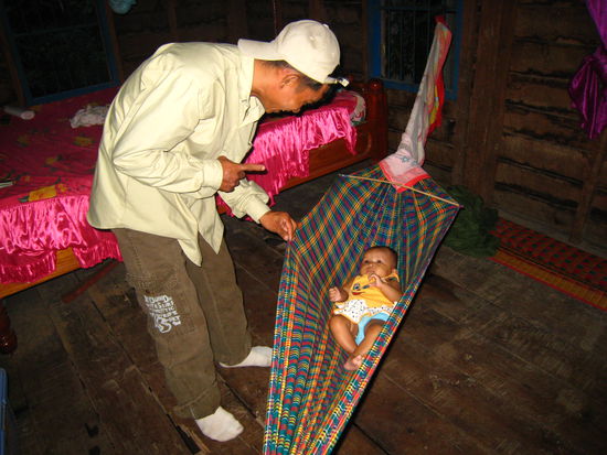 Noch ein Blick zum Töchterlein