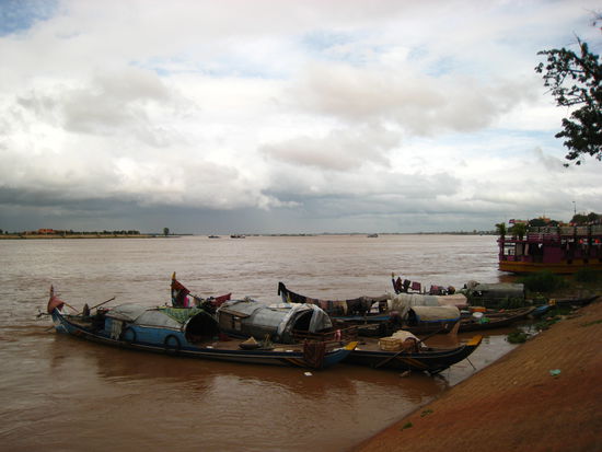 Der Mekong River in Phnom Penh!