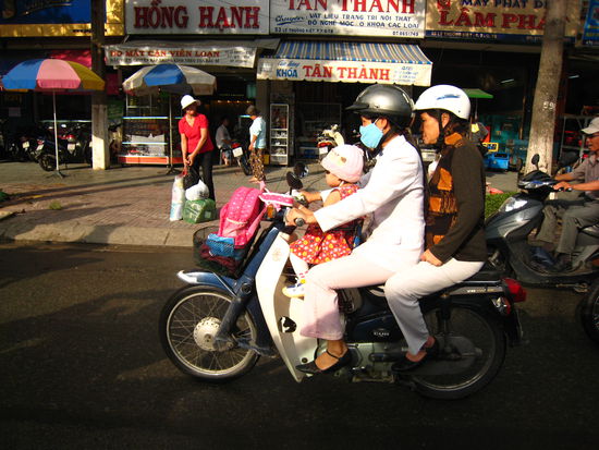 Auf den Strassen Saigons