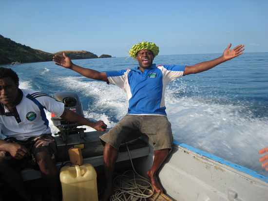 Transfer zum Catamaran