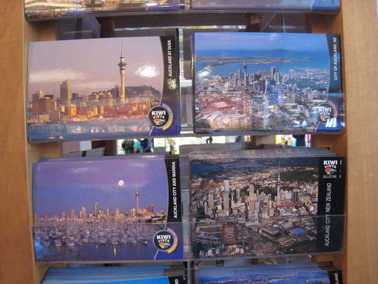 Aukland - "Sightseeing auf auf Ansichtskarte"