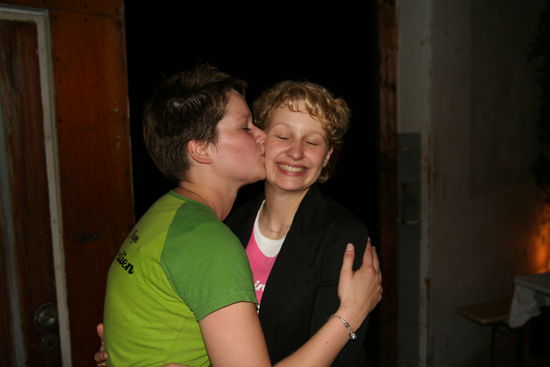 Es wurde geknutscht..