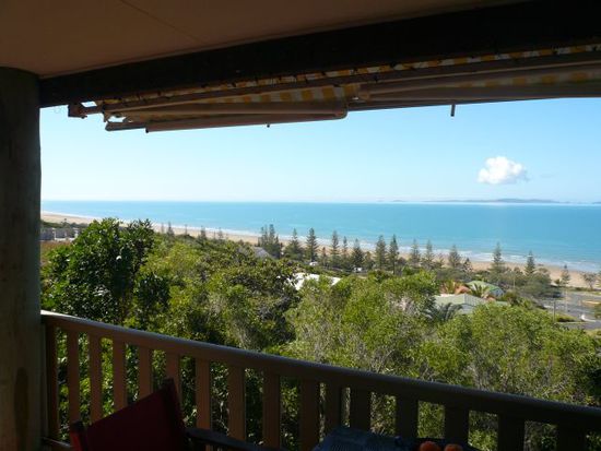 Blick von der Veranda am Tag
