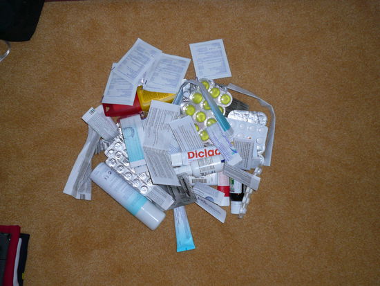 Meine Reiseapotheke..Pille gefällig??