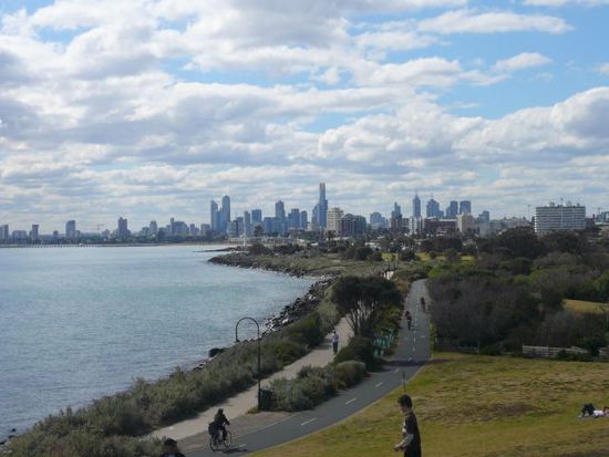 Melbourne auch mal bei schoenem Wetter