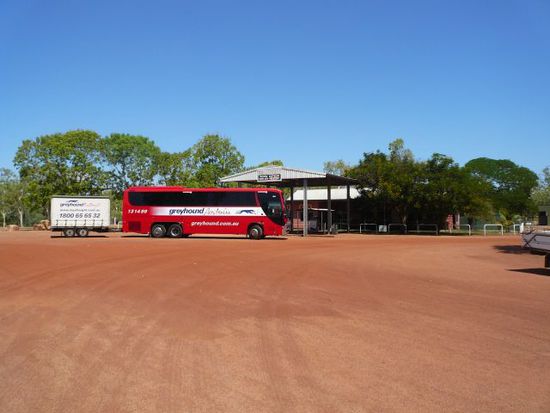 Busstopp in the middle of nowhere