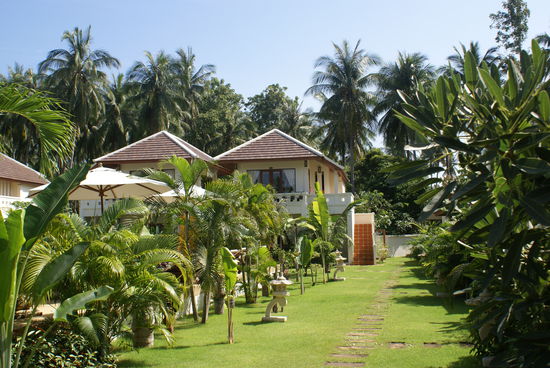 Unsere "Villa" oben rechts