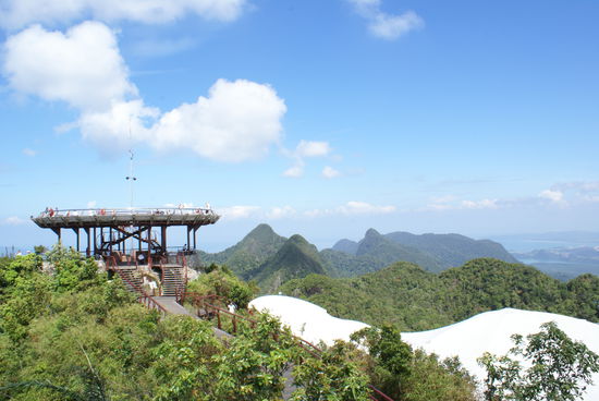 Auf dem Gipfel des Gunung Mat Cincang