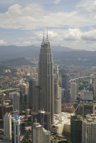 Aussicht von der Plattform des Fernsehturms