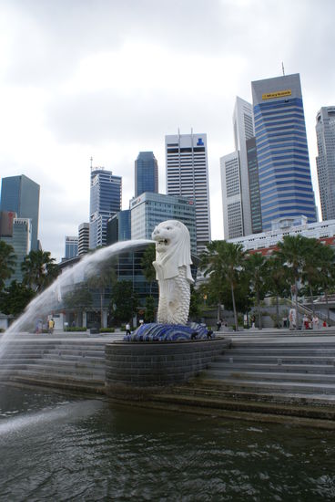 Das Wahrzeichen von Singapur "Merlion"