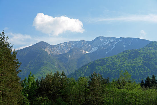 Schöne Aussicht aus unserem Zelt