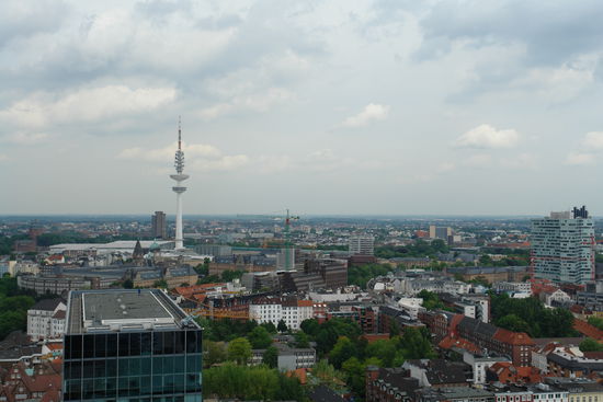 Ausblick über Hamburg