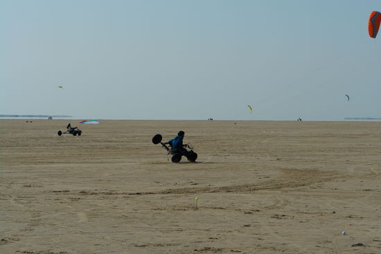 buggyfahrer auf der insel Rømø