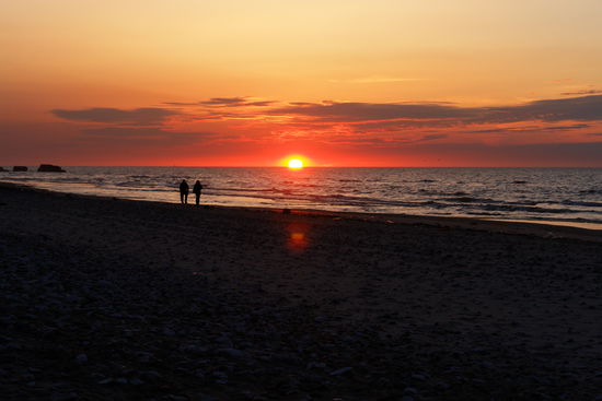 Sonnenuntergangsstimmung bei Hanstholm