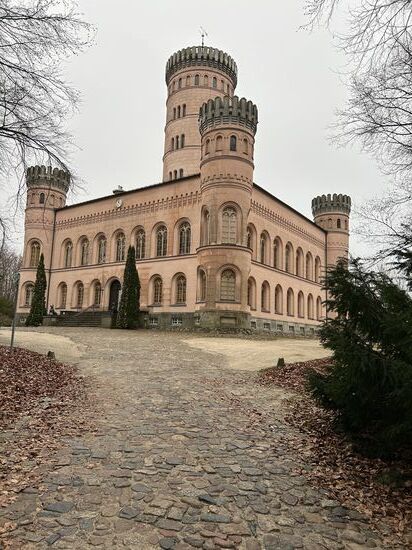 Jagdschloss in Granitz, hatte einen schönen rundum Blick oben!