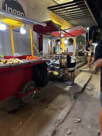 An Essen hat es in El Nido nicht gefehlt 