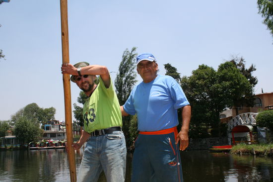 Enrico mit Scout,ist ganz schoen anstrengend kann ich euch sagen.