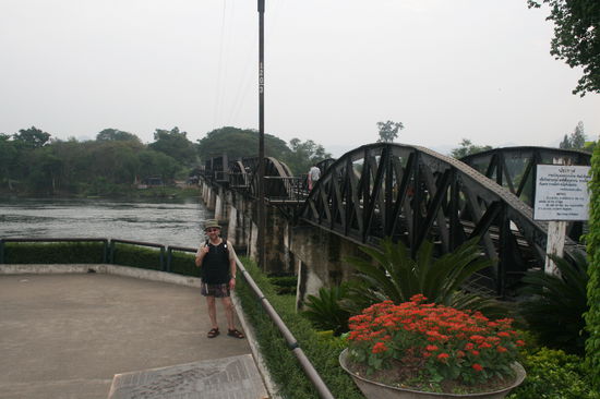 Das ist sie also die beruehmte Bruecke am Kwai